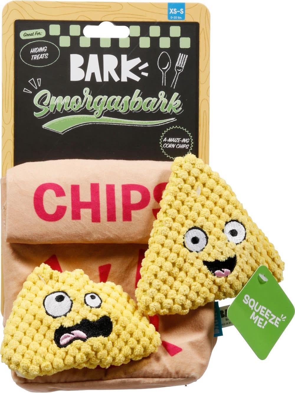 NWT Bark Smorgasbark Chip Toy